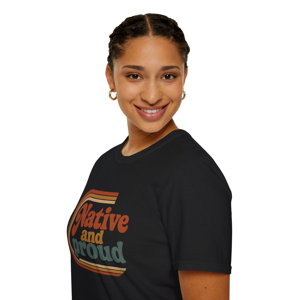 Native and Proud Retro #1 | Native Graphic Tee