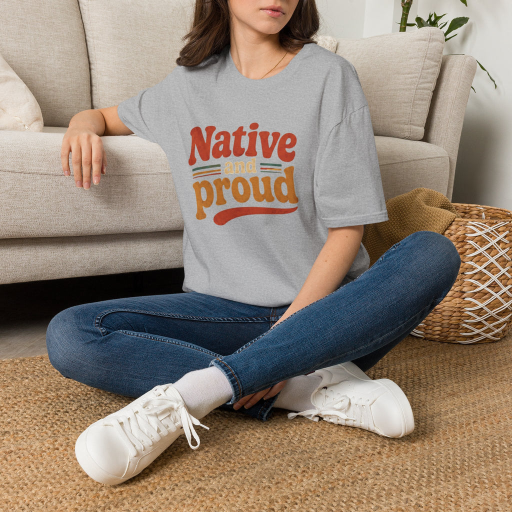 Native and Proud Retro #4 | Native Graphic Tee