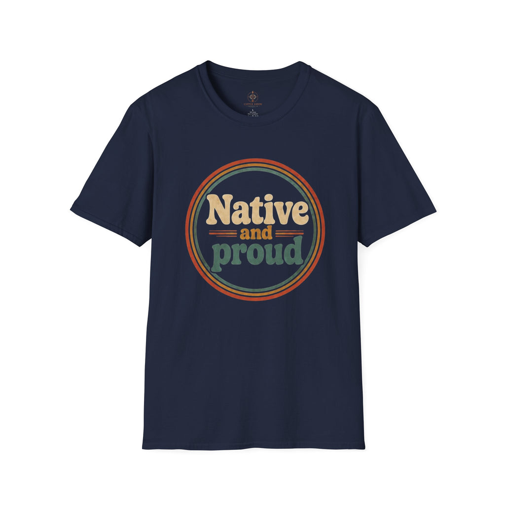Native and Proud Retro #3 | Native Graphic Tee