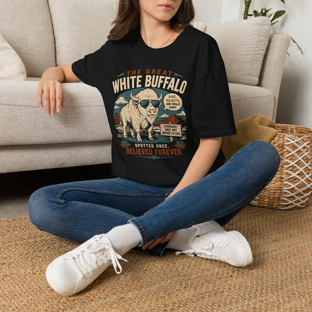 The Great White Buffalo Graphic Tee | Copper Arrow Trading Co.