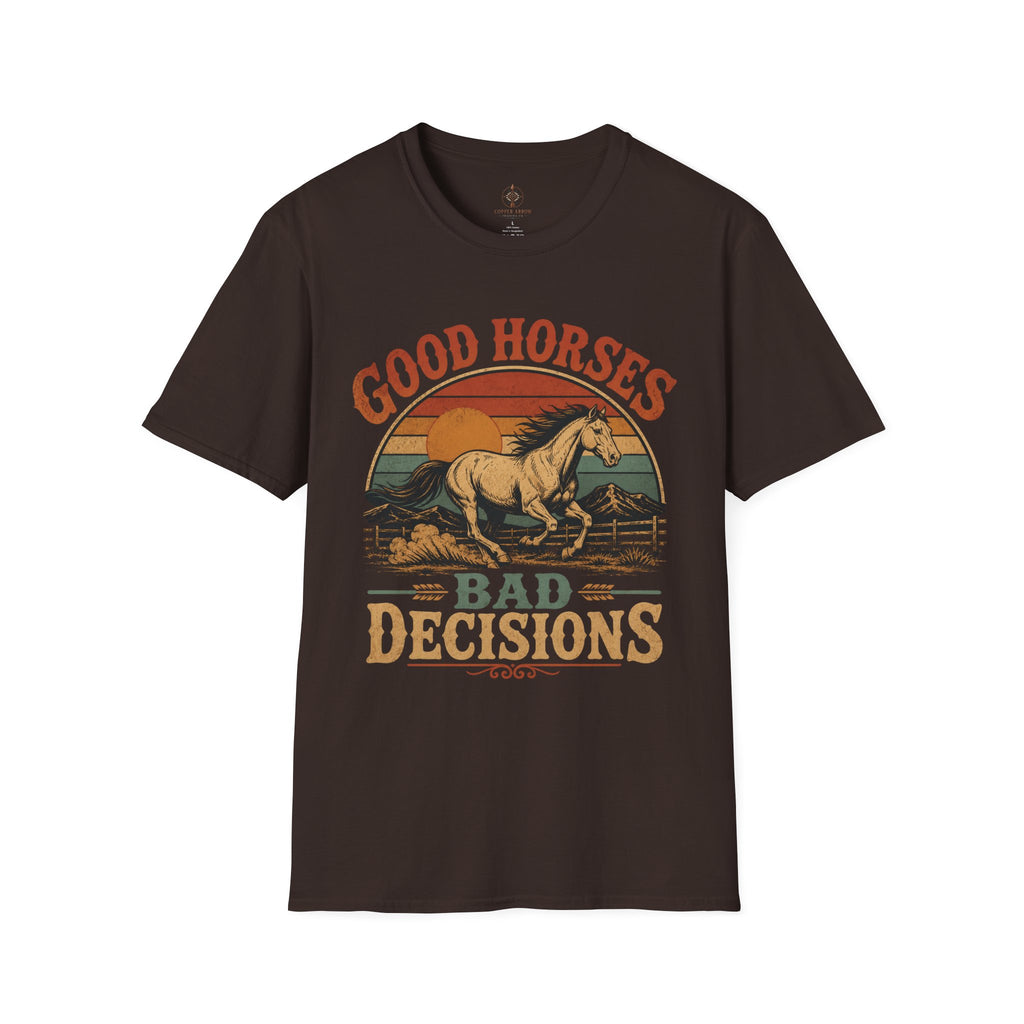 Good Horses, Bad Decisions Tee | Western Collection