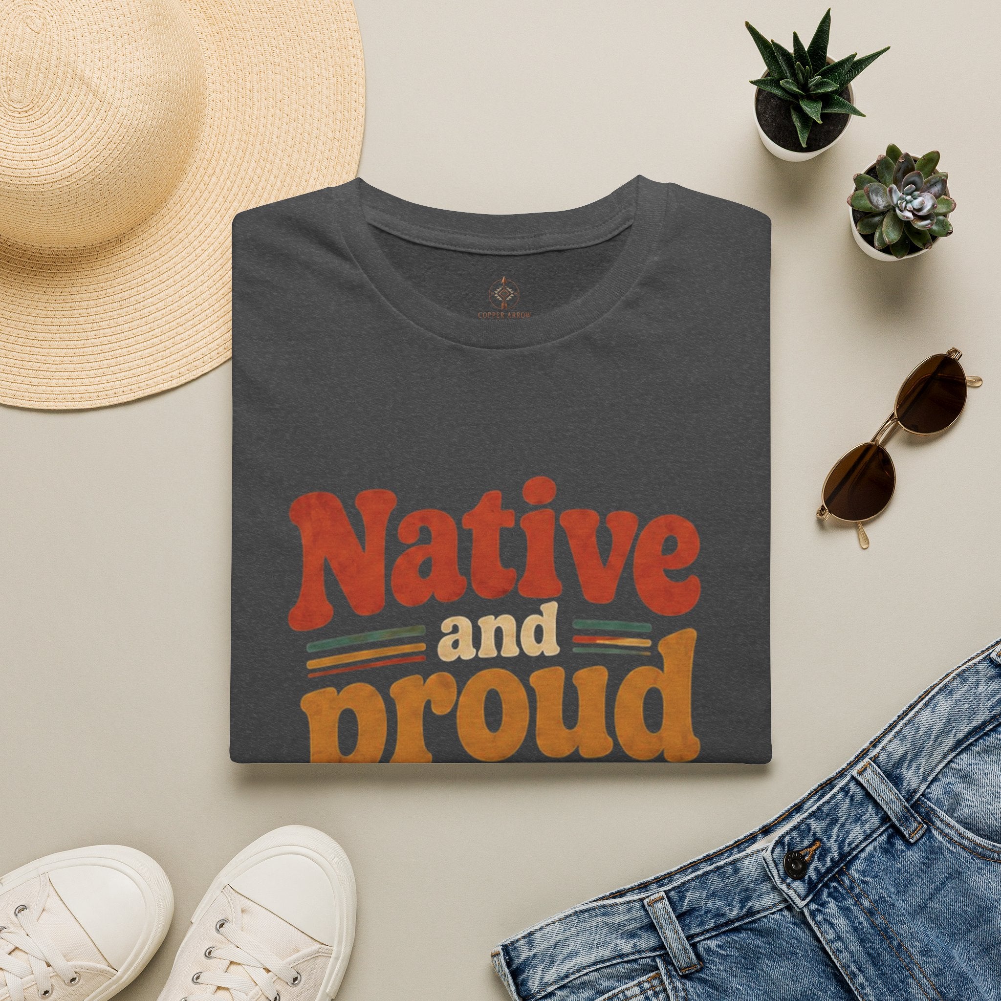 Native and Proud Retro #4 | Native Graphic Tee