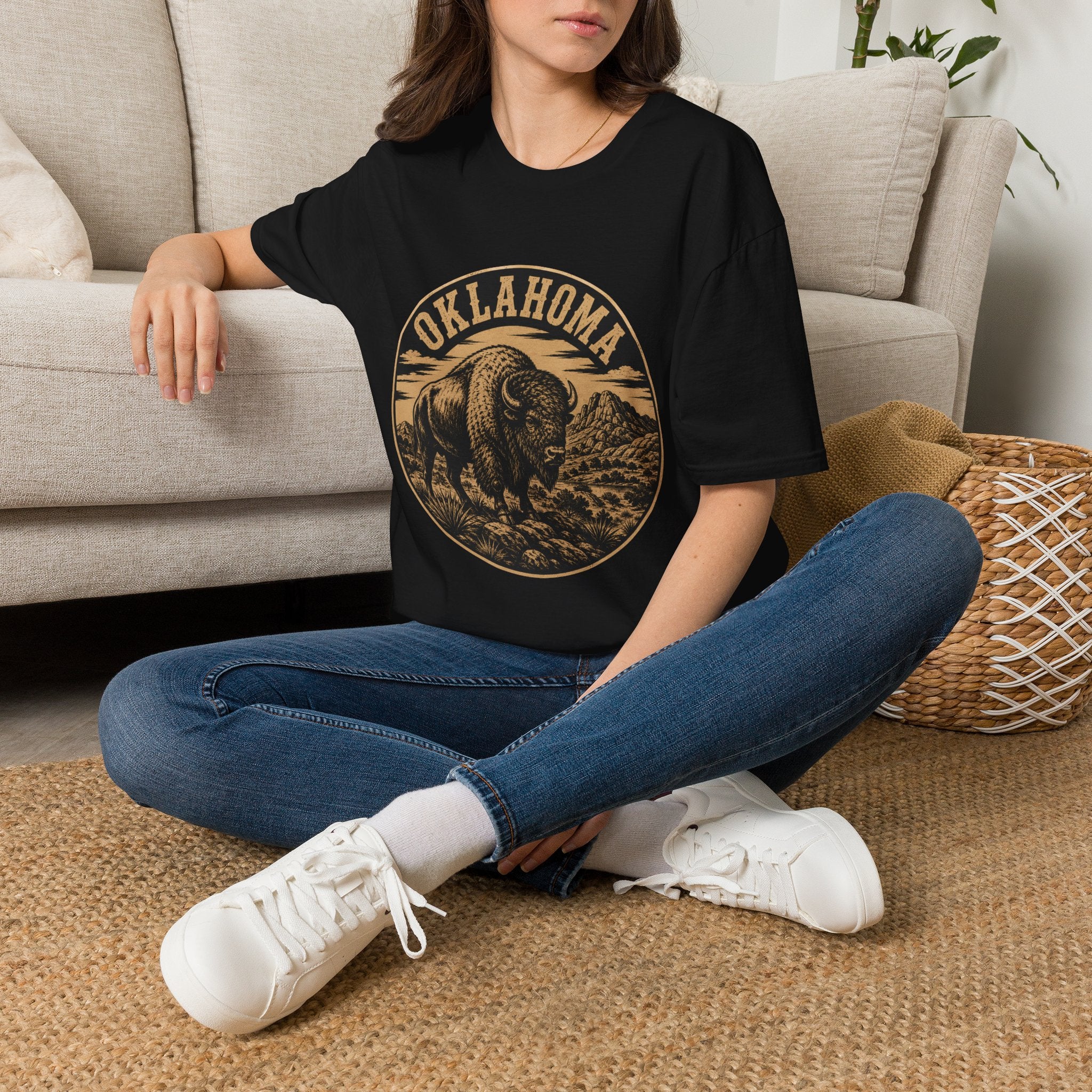 Wichita Mountains Oklahoma Graphic Tee | Oklahoma Shirt | Copper Arrow Trading Co.