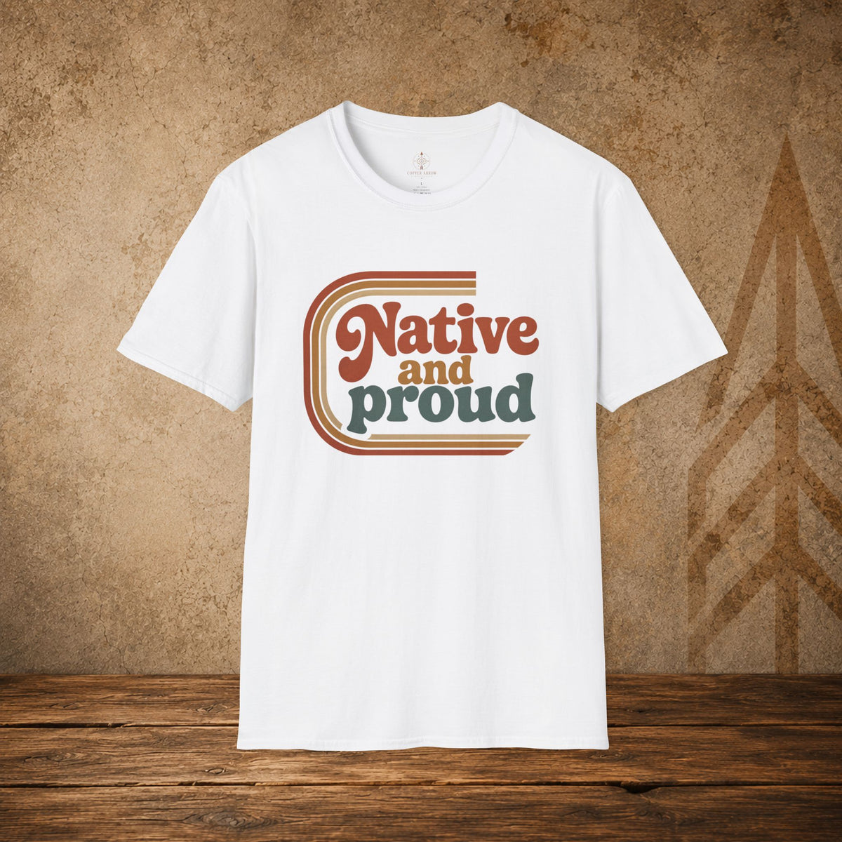 Native and Proud Retro #1 | Native Graphic Tee