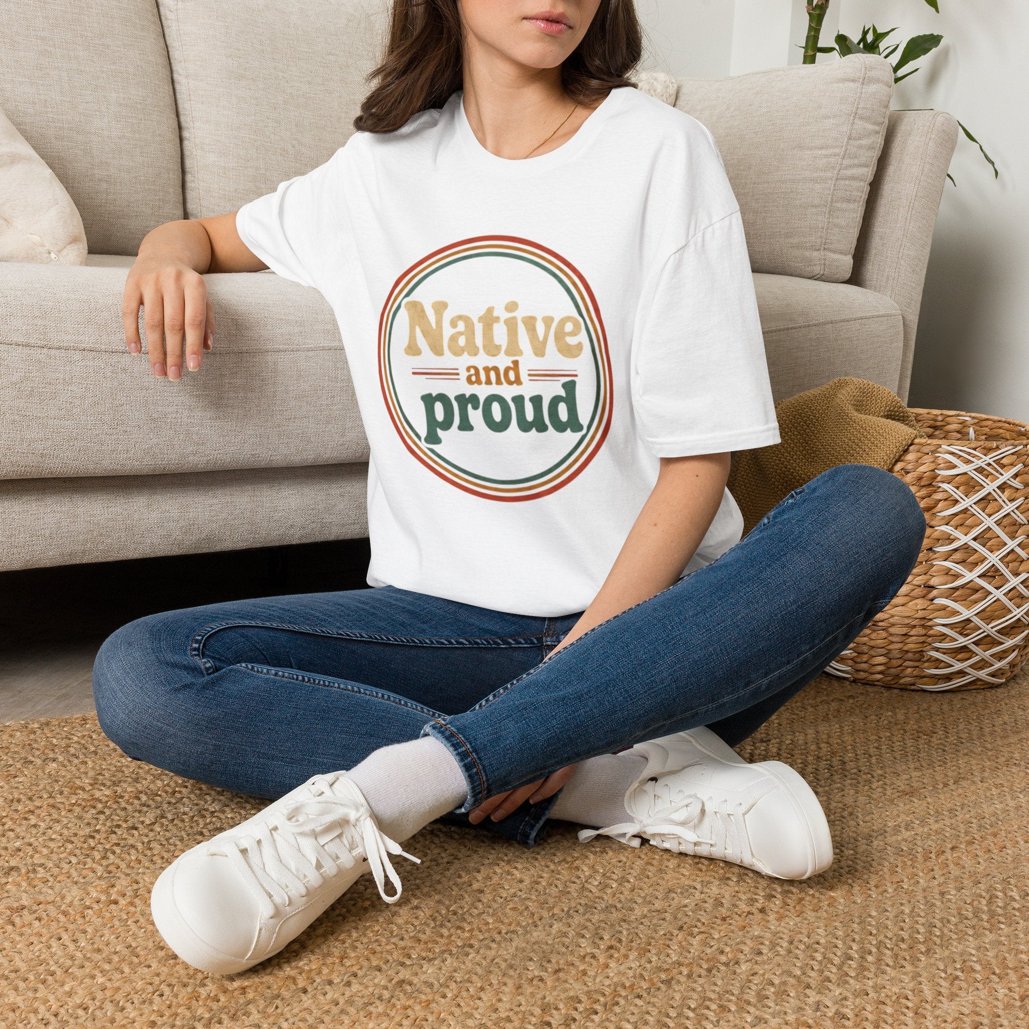 Native and Proud Retro #3 | Native Graphic Tee