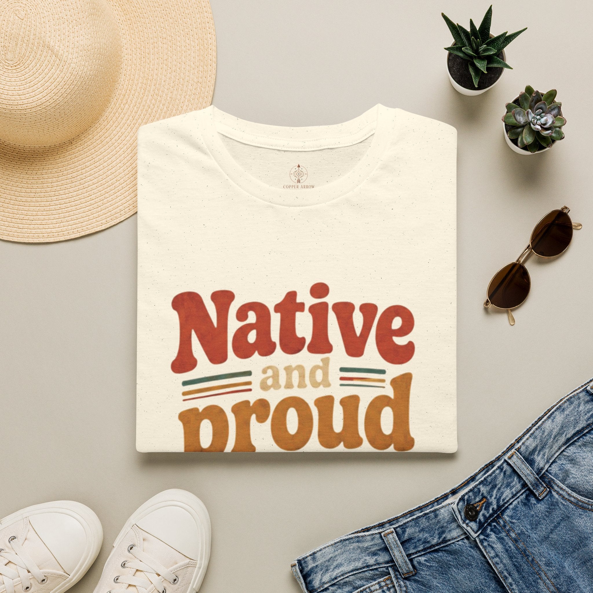 Native and Proud Retro #4 | Native Graphic Tee