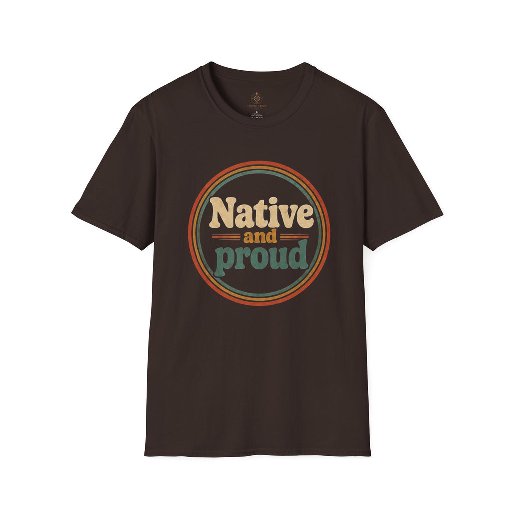 Native and Proud Retro #3 | Native Graphic Tee