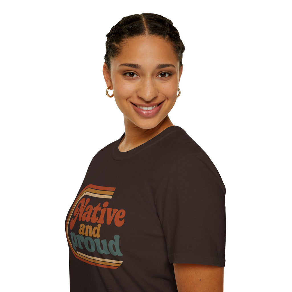 Native and Proud Retro #1 | Native Graphic Tee