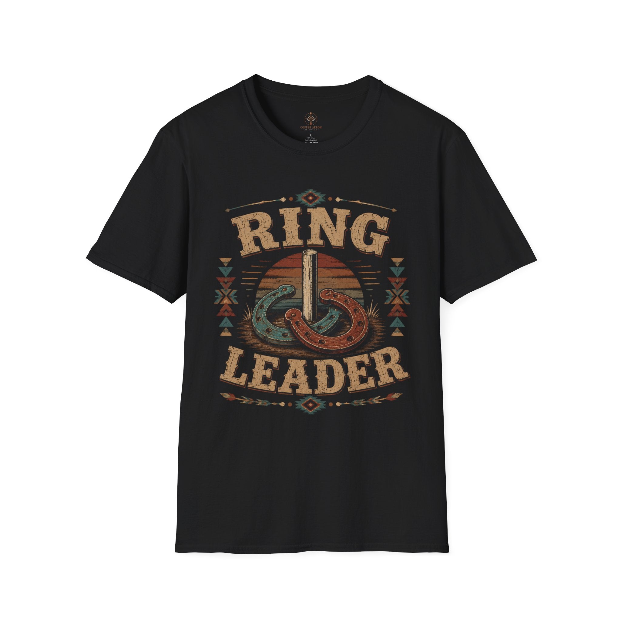 Ring Leader | Horseshoe Graphic Tee | Copper Arrow Trading Co.