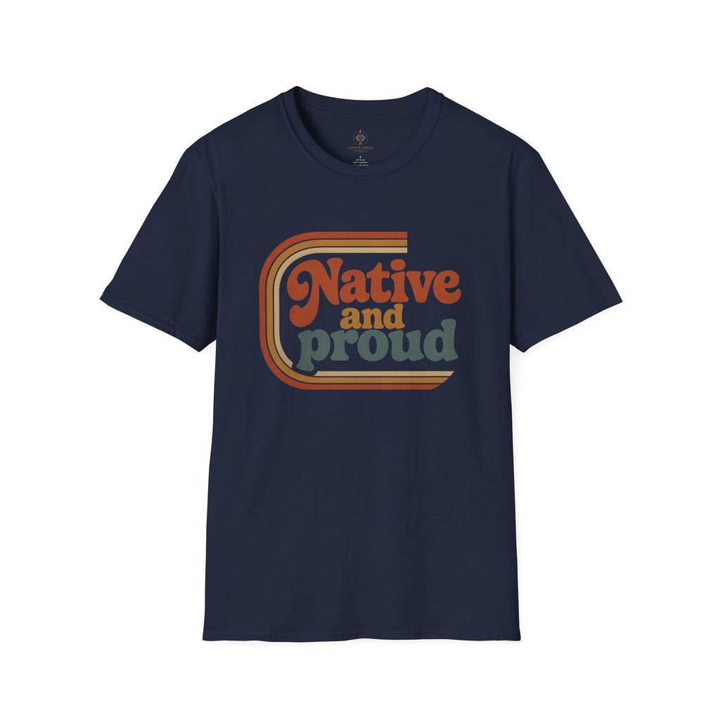 Native and Proud Retro #1 | Native Graphic Tee