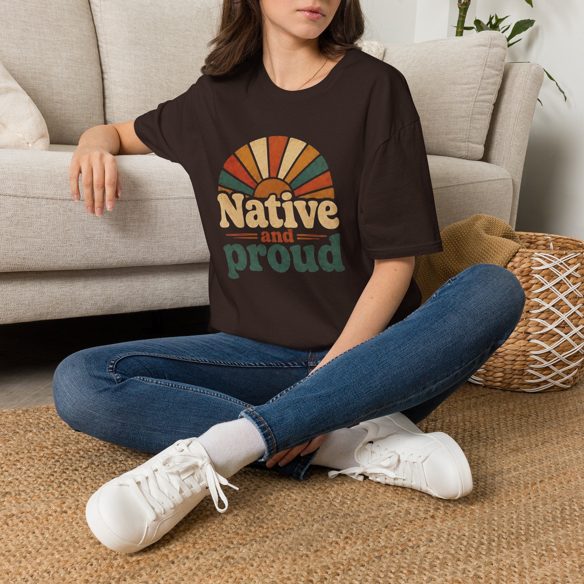 Native and Proud Retro #2 | Native Graphic Tee