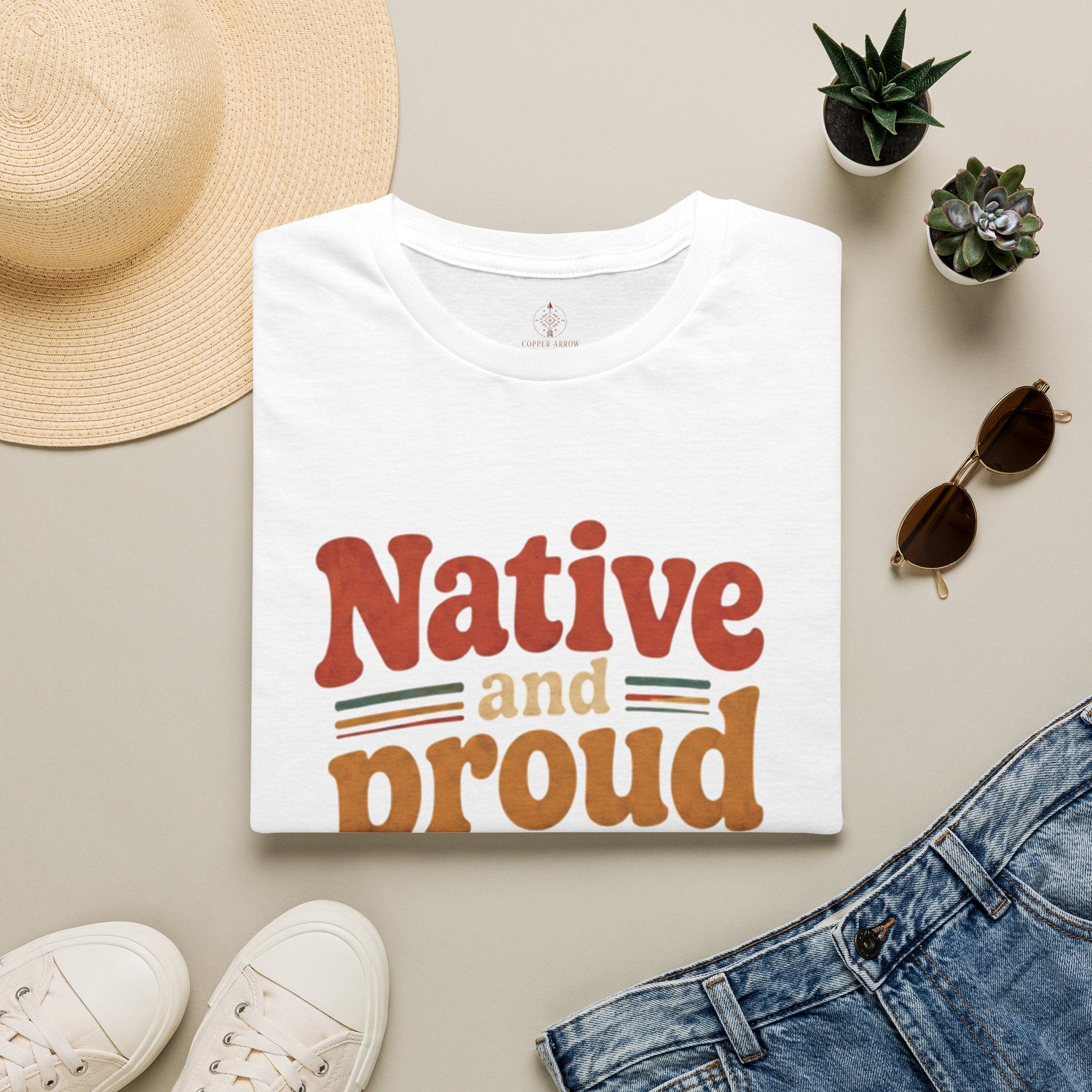 Native and Proud Retro #4 | Native Graphic Tee