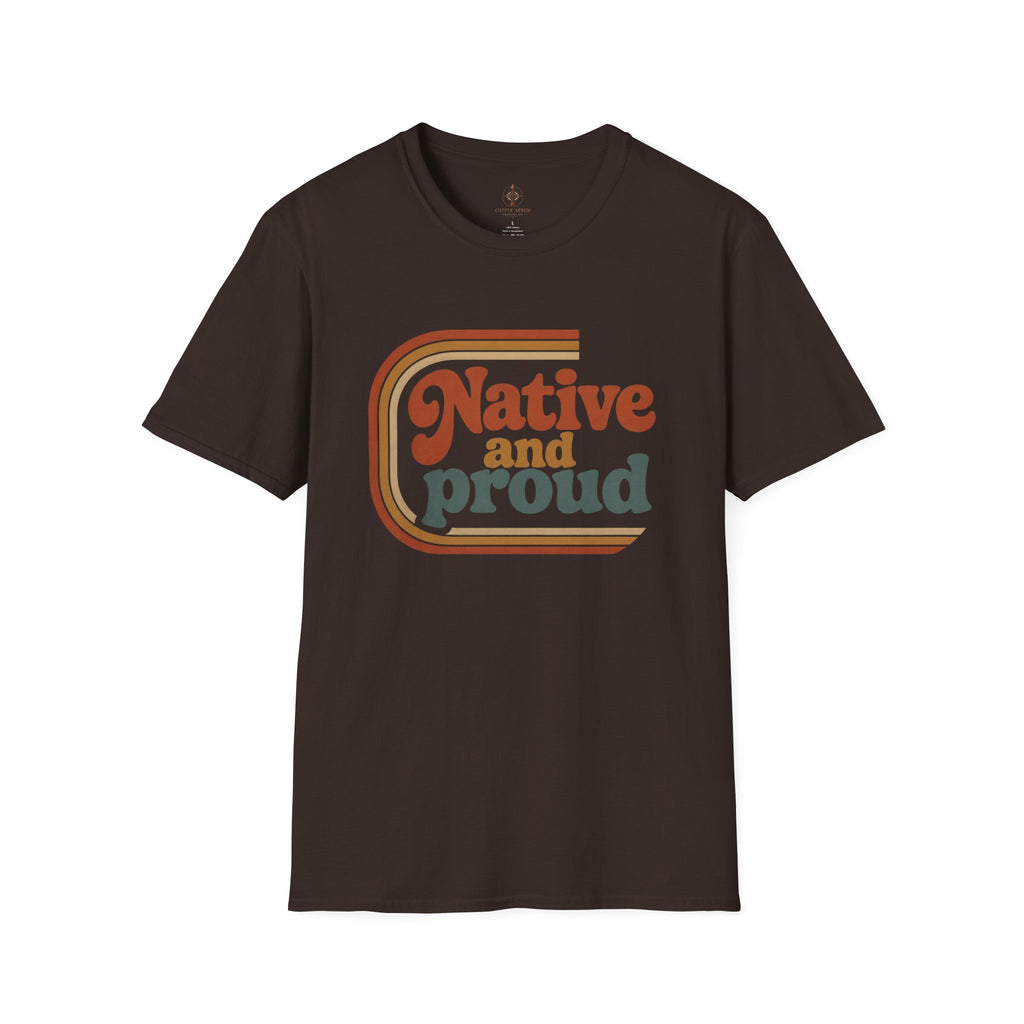 Native and Proud Retro #1 | Native Graphic Tee