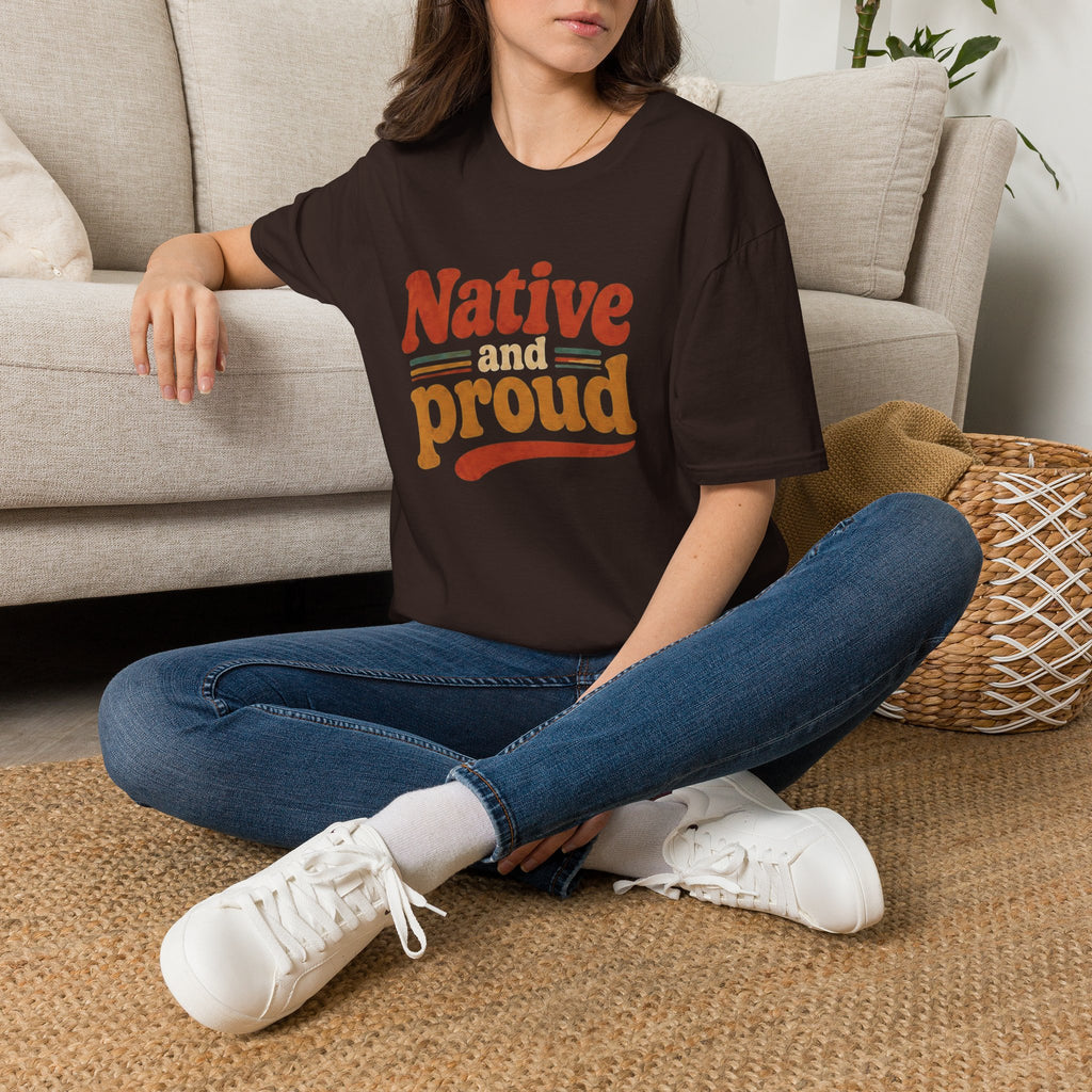 Native and Proud Retro #4 | Native Graphic Tee