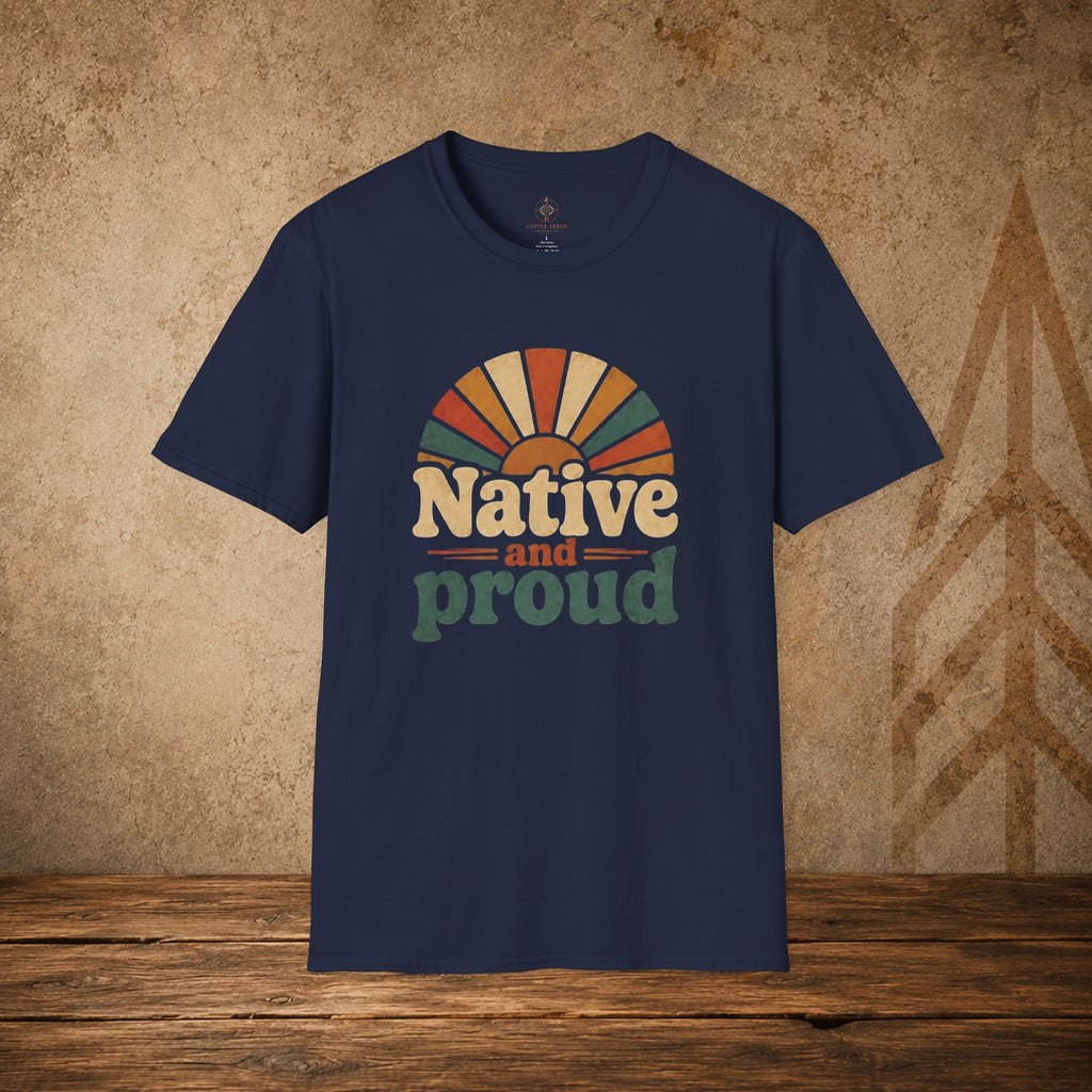 Native and Proud Retro #2 | Native Graphic Tee