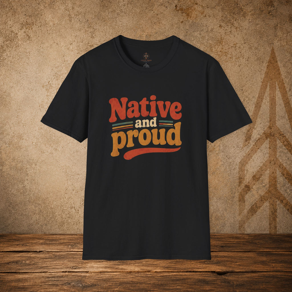 Native and Proud Retro #4 | Native Graphic Tee