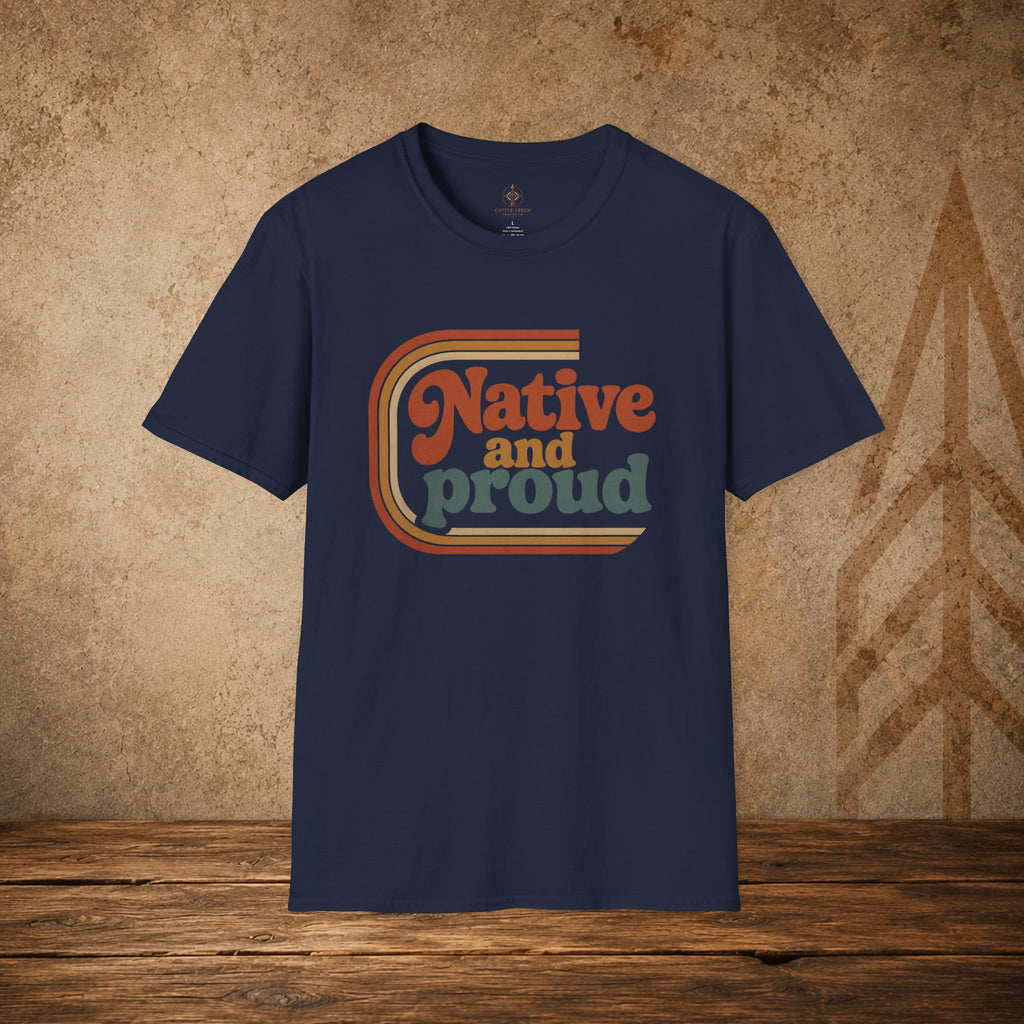 Native and Proud Retro #1 | Native Graphic Tee