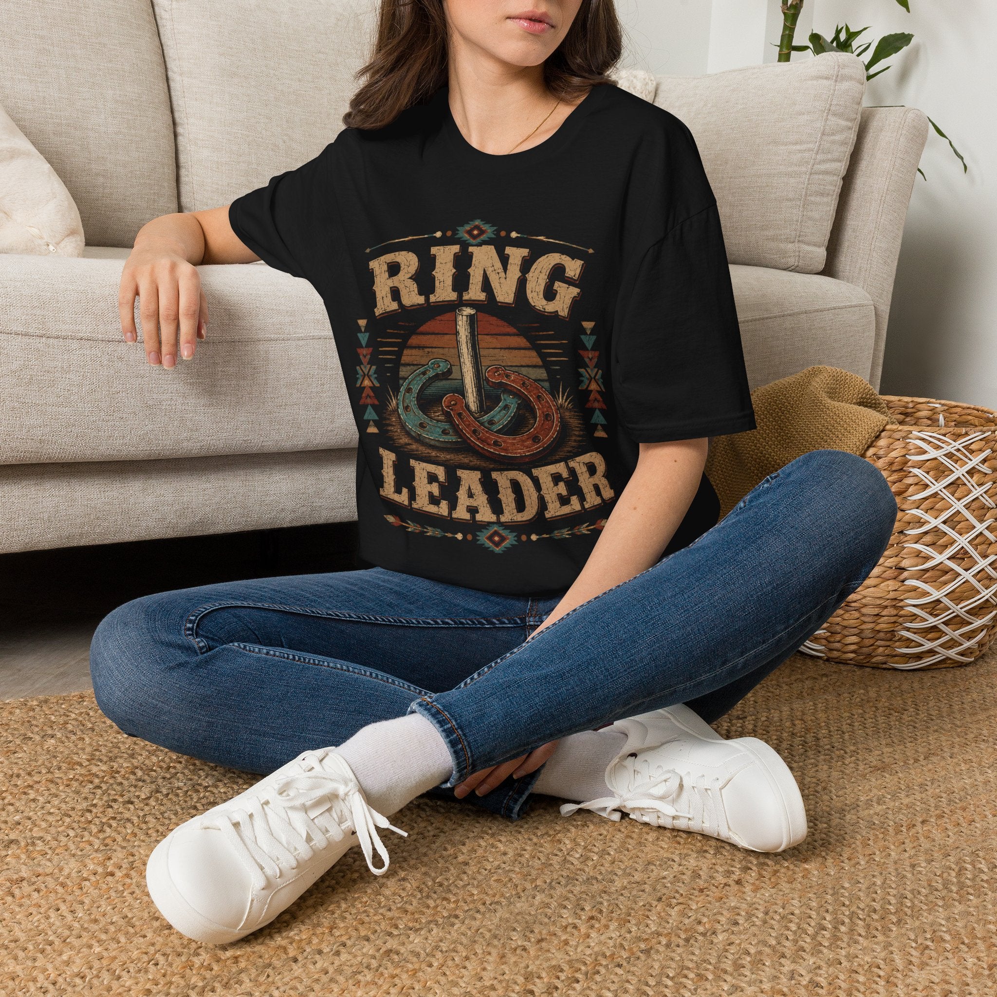 Ring Leader | Horseshoe Graphic Tee | Copper Arrow Trading Co.