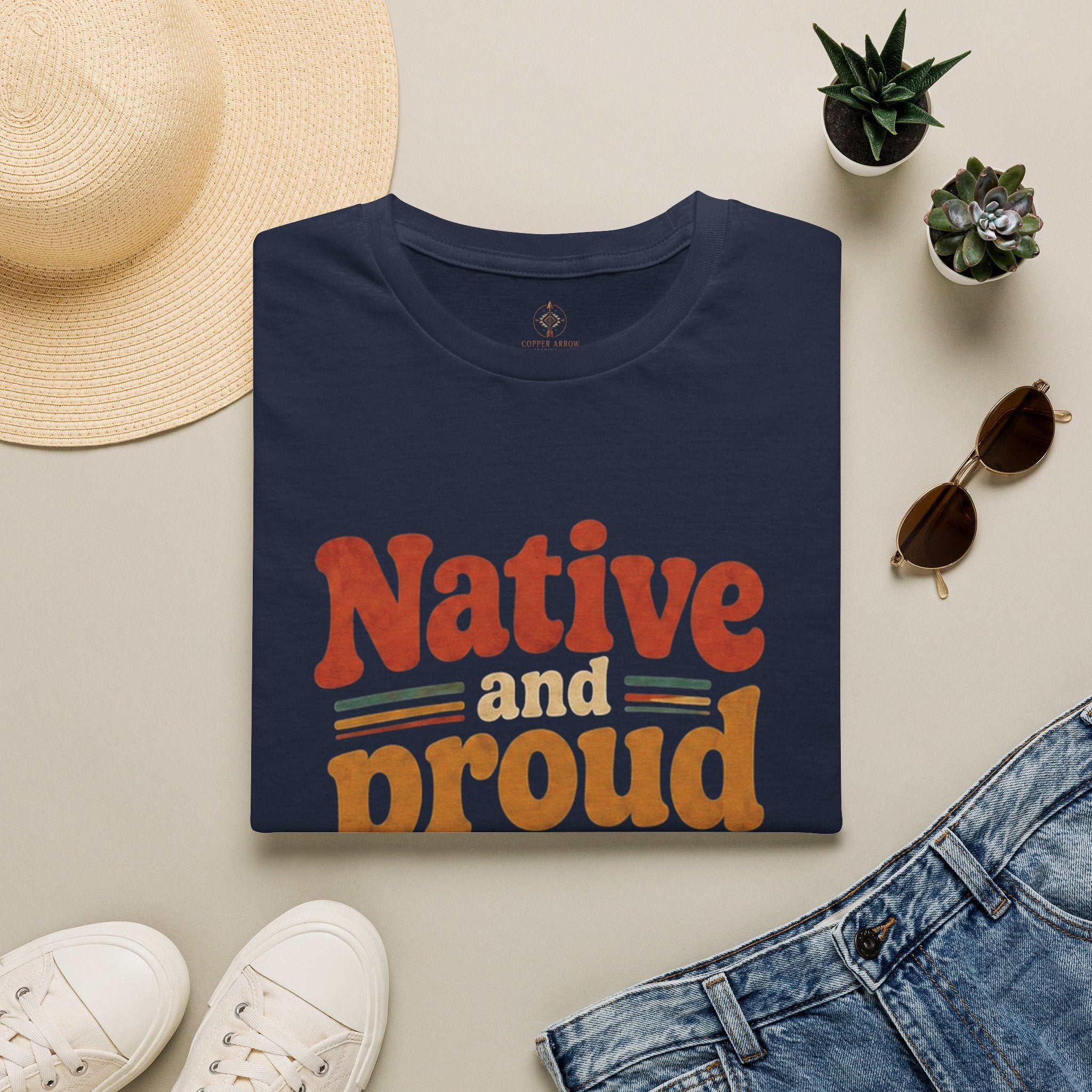 Native and Proud Retro #4 | Native Graphic Tee