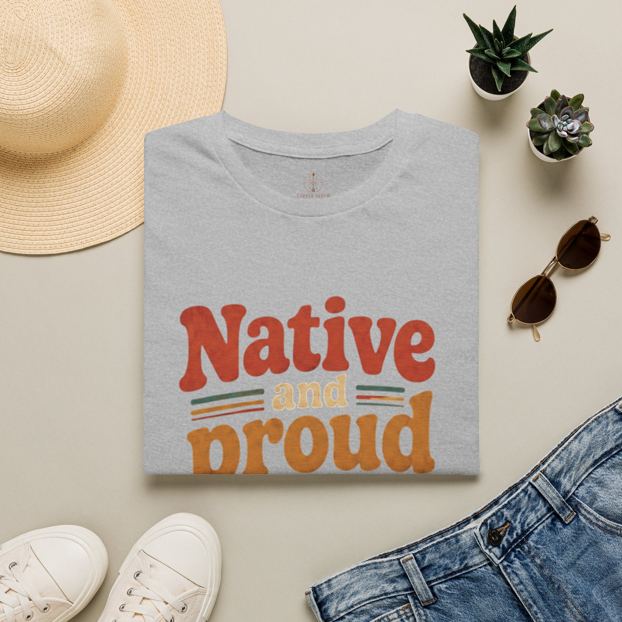Native and Proud Retro #4 | Native Graphic Tee
