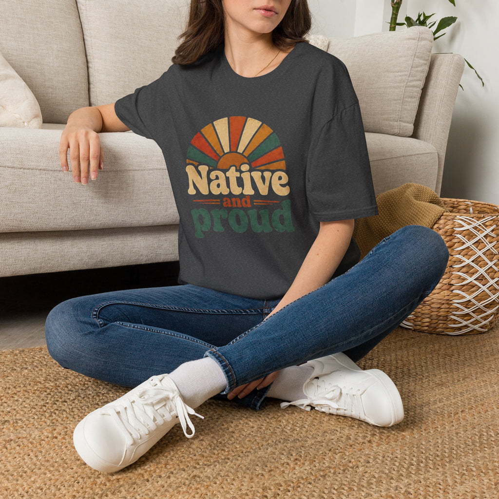 Native and Proud Retro #2 | Native Graphic Tee