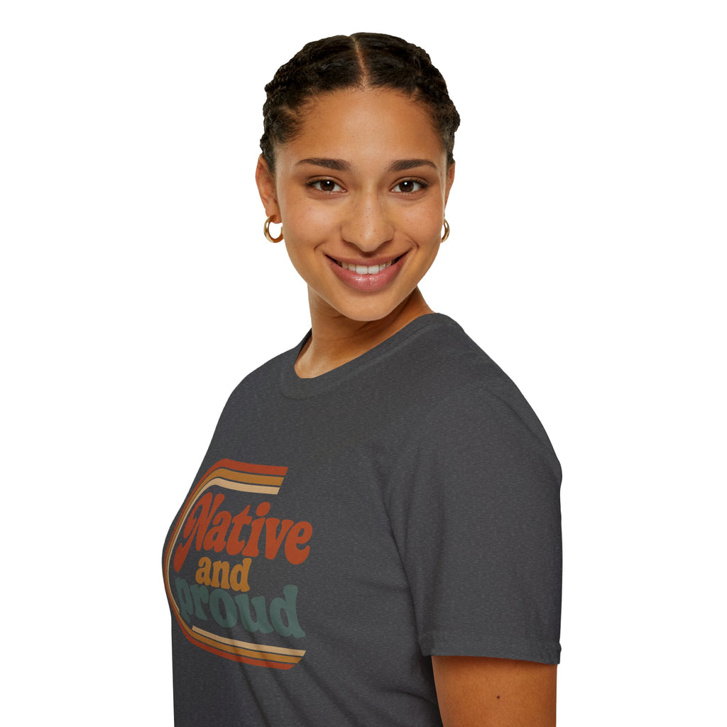 Native and Proud Retro #1 | Native Graphic Tee