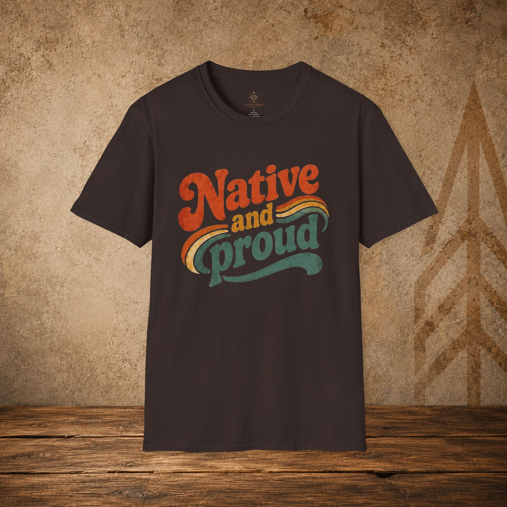 Native and Proud Retro #5 | Native Graphic Tee