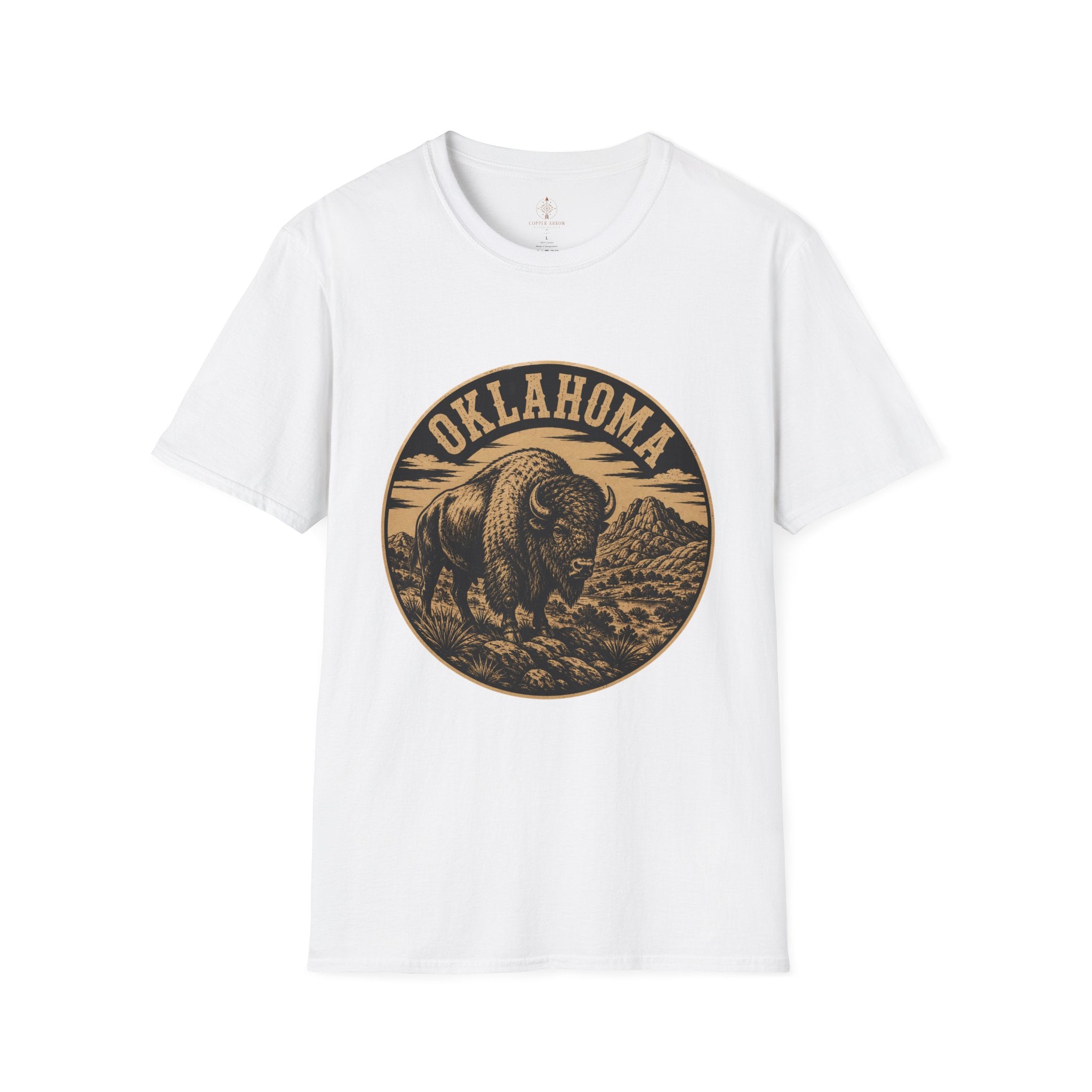 Wichita Mountains Oklahoma Graphic Tee | Oklahoma Shirt | Copper Arrow Trading Co.