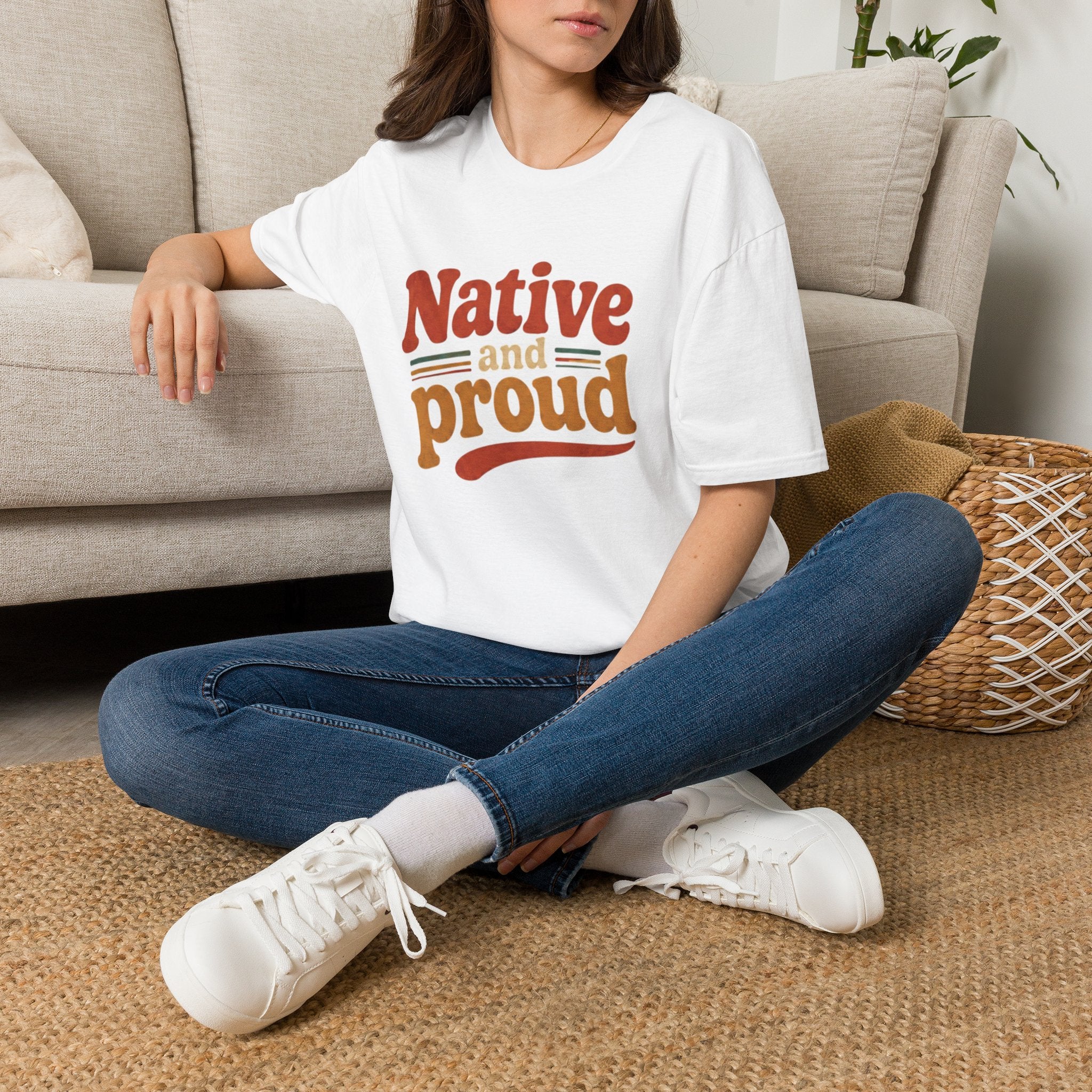 Native and Proud Retro #4 | Native Graphic Tee