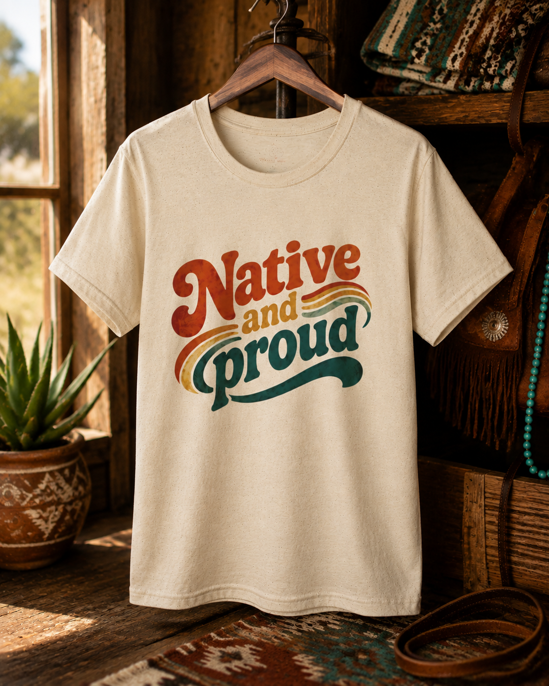 Native and Proud Retro #5 | Native Graphic Tee