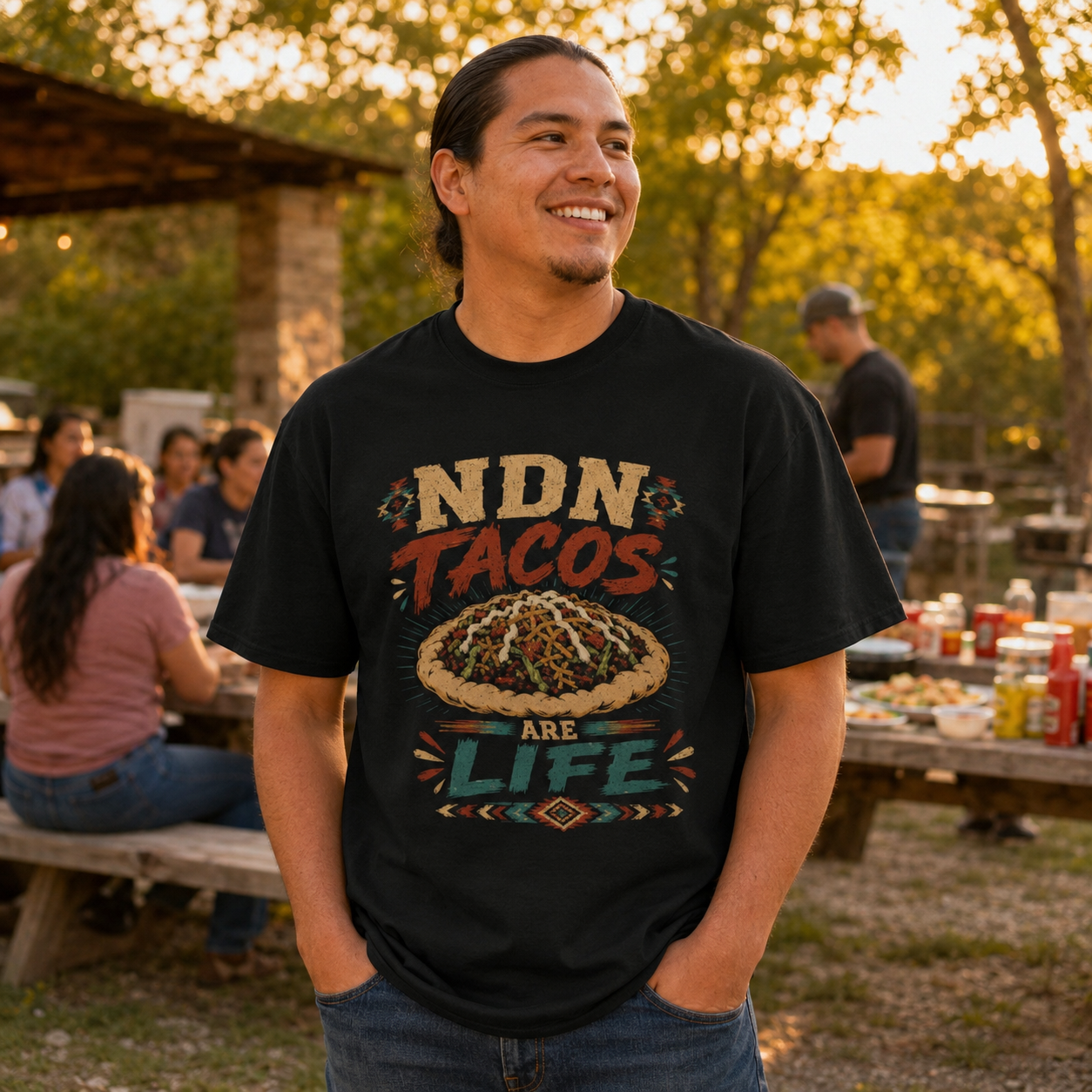 NDN Tacos Graphic Tee | Copper Arrow Trading Co.