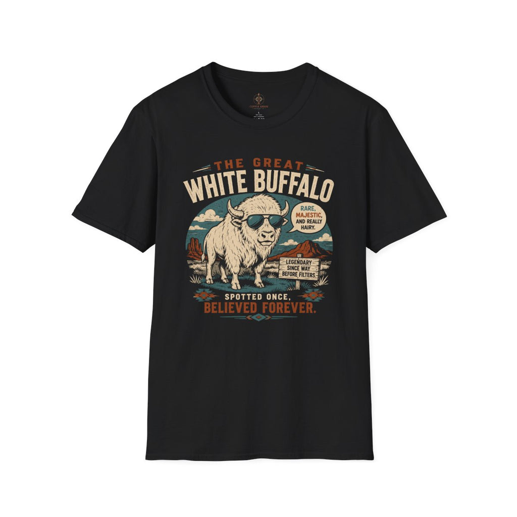 The Great White Buffalo Graphic Tee | Copper Arrow Trading Co.